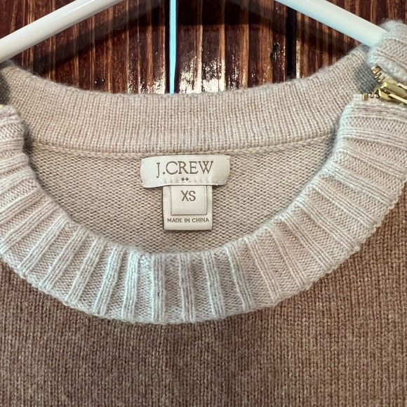 J. Crew XS color block sweater with zipper detail - Picture 3 of 5
